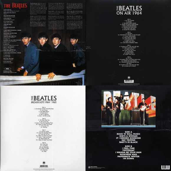 The Beatles Vinyl Lot of 4 Live & Broadcast Albums 1958–1966 Rare Collection - Picture 2 of 10